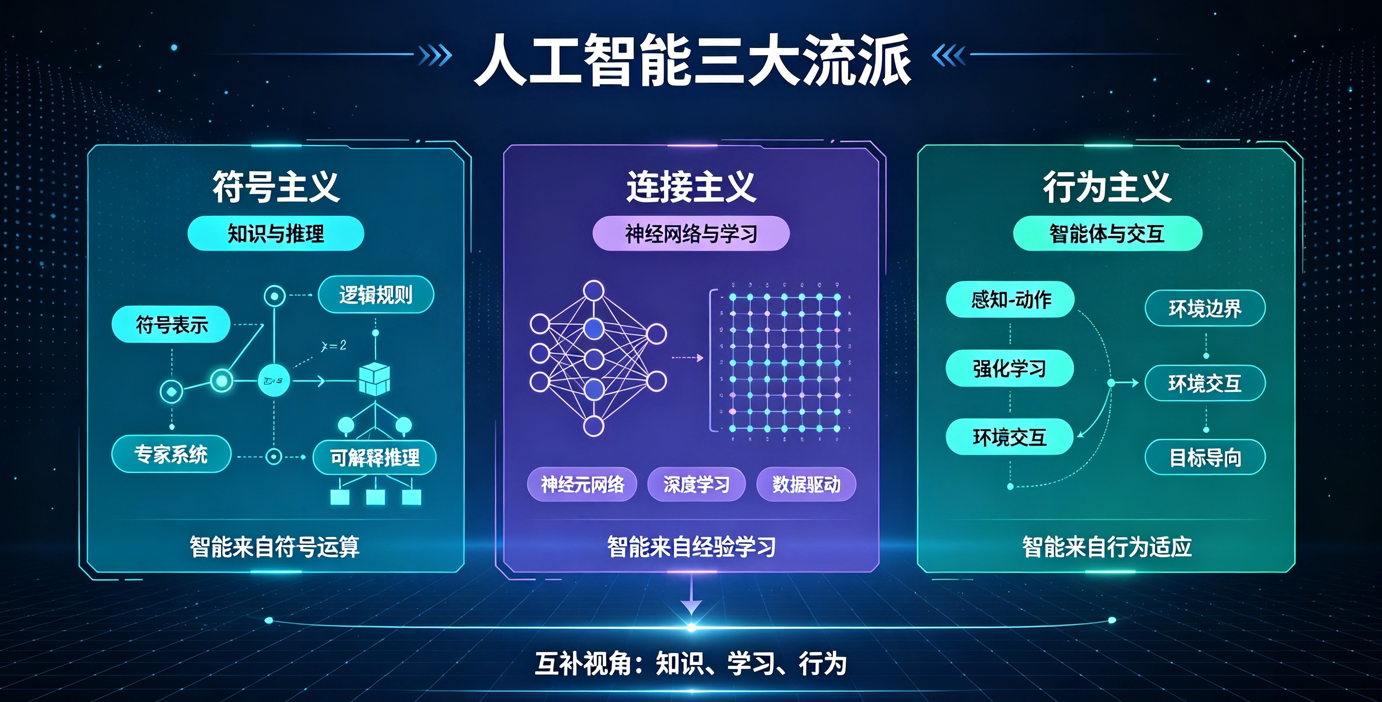 人工智能三大流派